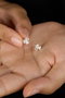 Heliophilia Silver Pendientes de Plata de Ley 925 con Circonia